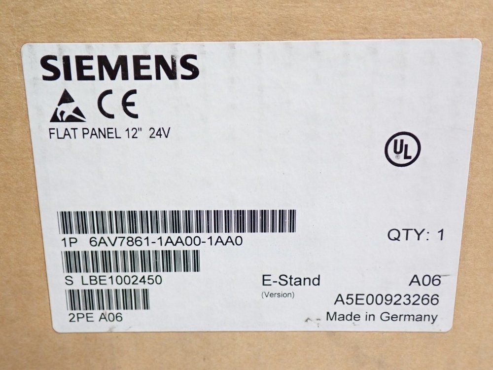 Siemens Siemens Simatic Flat Panel 12 Inch Tft Display