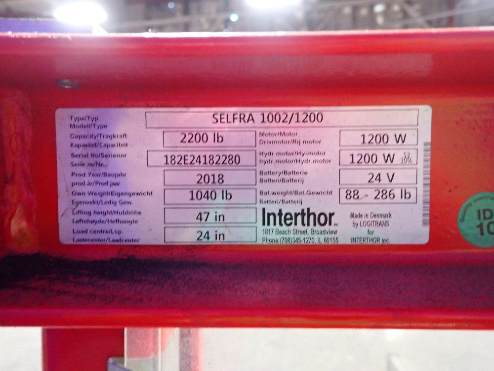 Interthor Electric Stacker