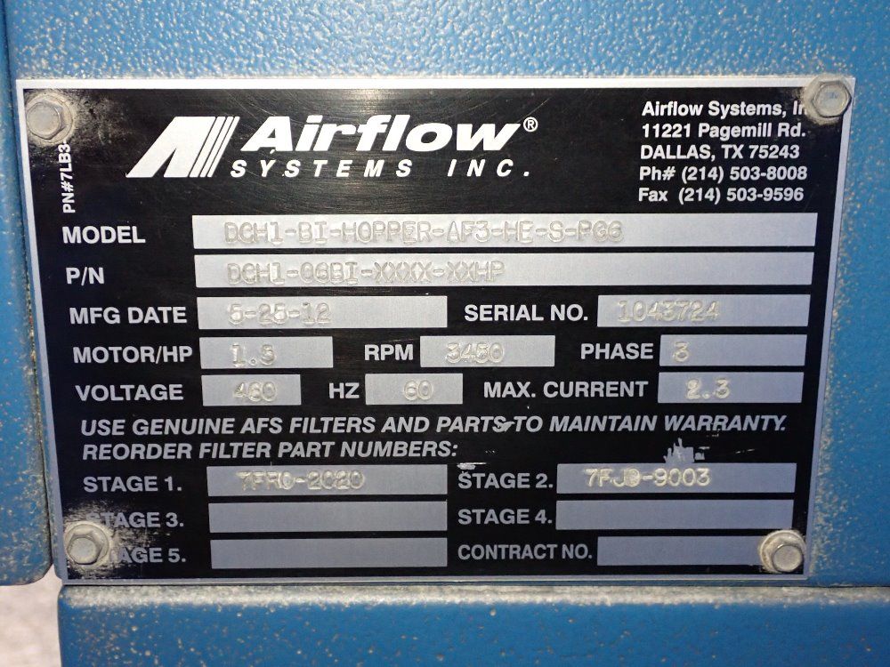 Airflow Systems Dust Collector