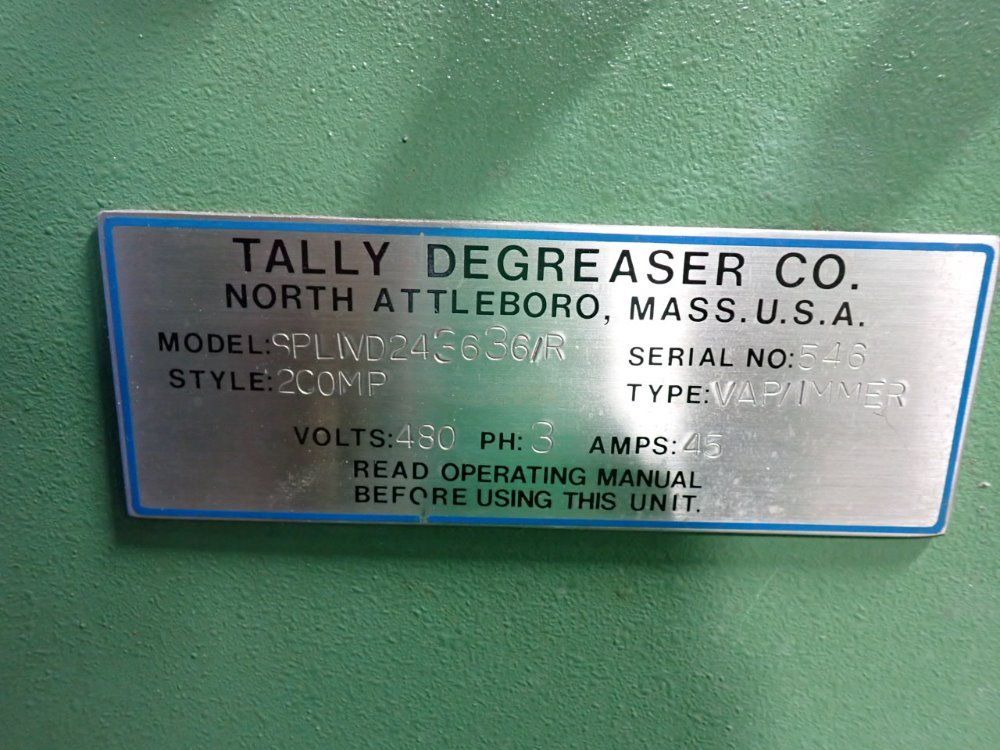 Tally Degreaser Co Tally Degreaser Co Splivd243636r Degreaser
