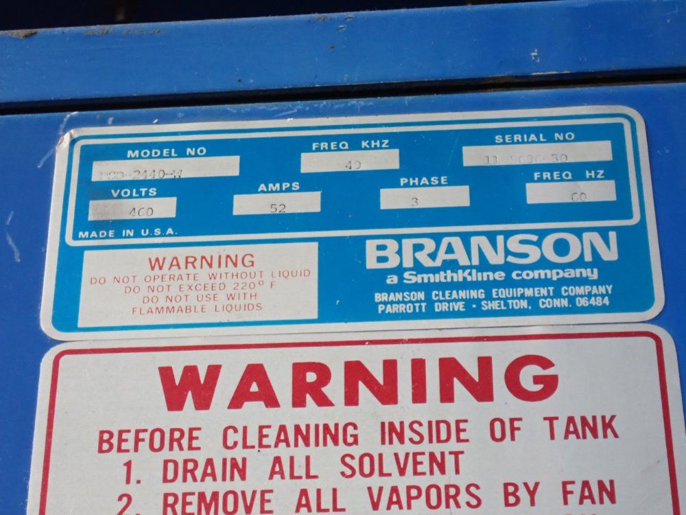 Branson Branson Psd2440w Degreaser