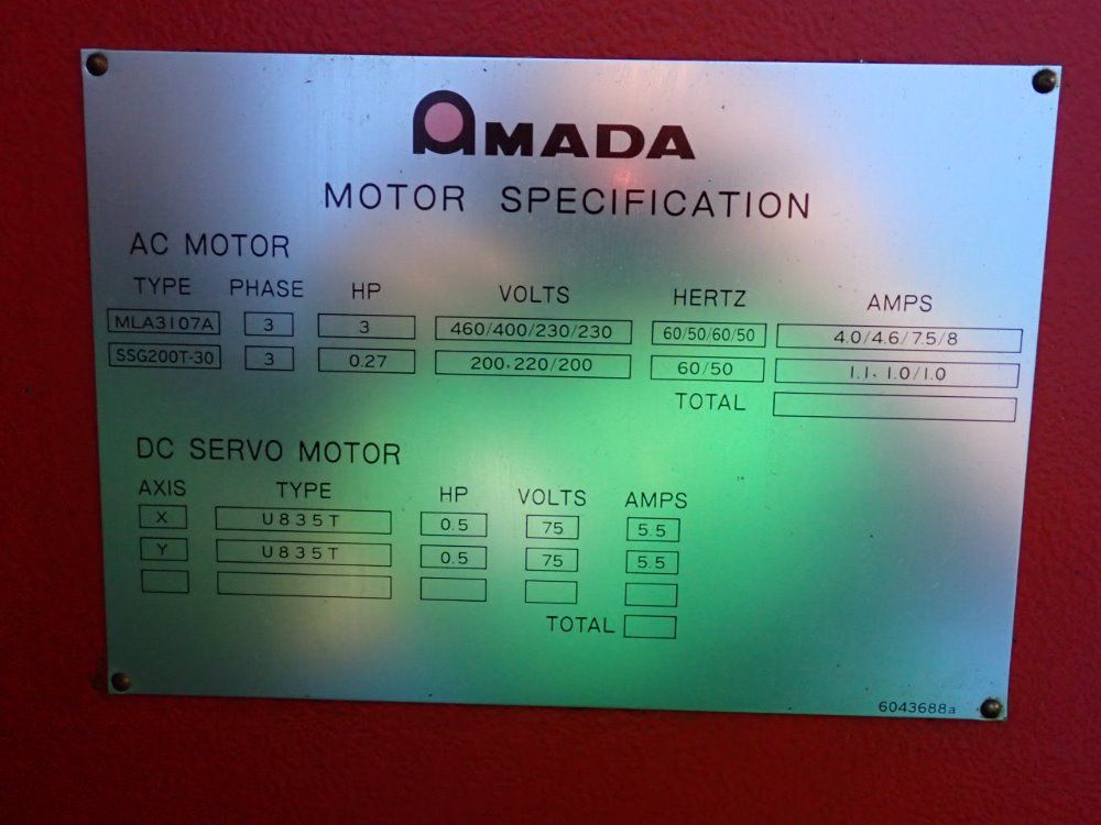Amada Amada Aries222 Turret Punch Press