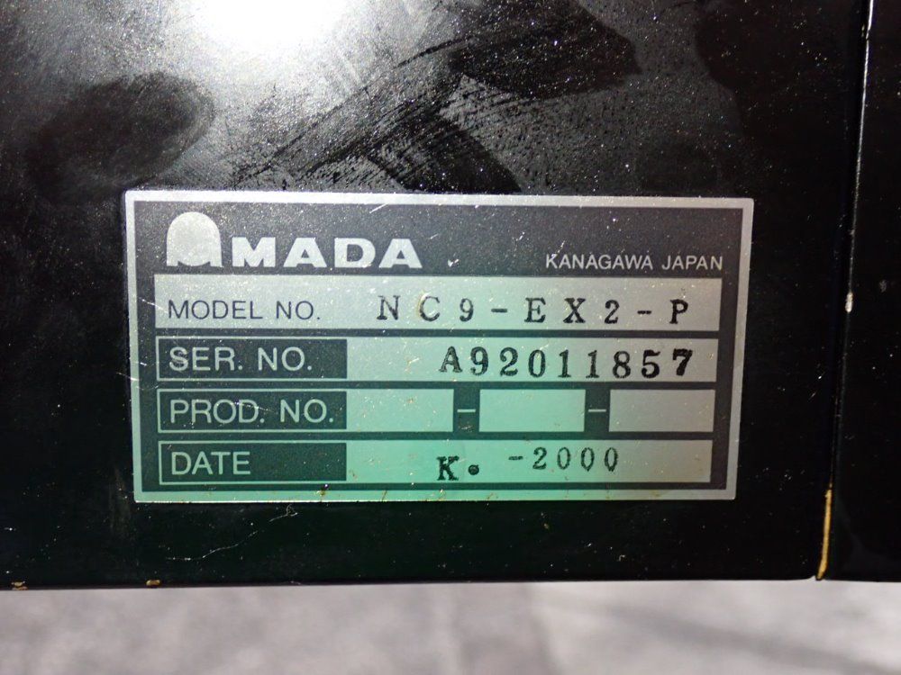Amada 2000 Amada Rg80 Press Brake