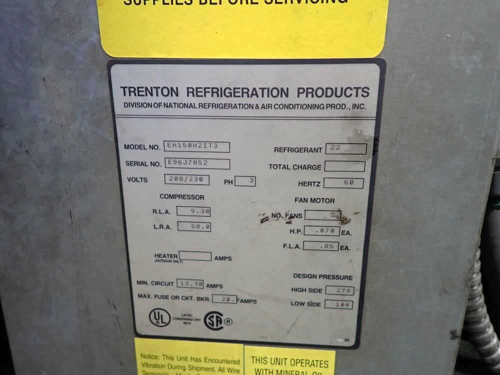 Trenton Refrigeration Condensing Unit