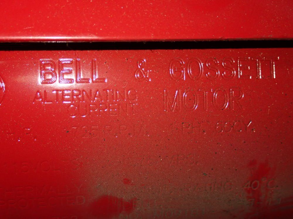 Bell  Gossett Pump