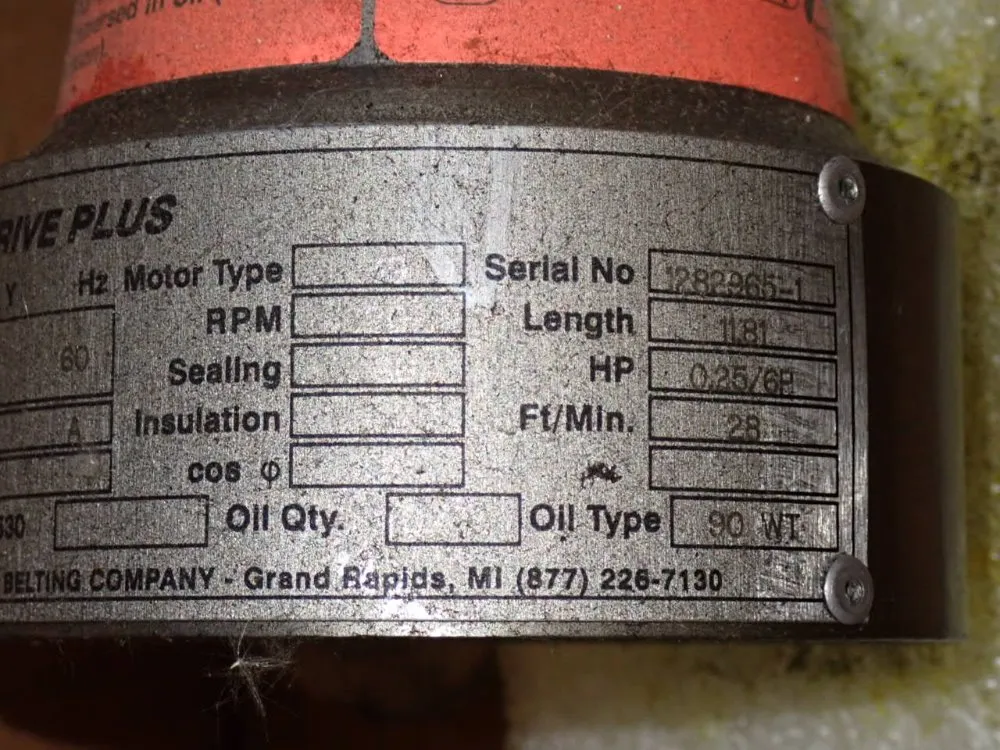 Sparks Belting Company 12" Drive Motor