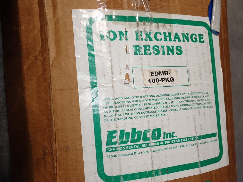 Ebbco Inc Ion Exchange Resins