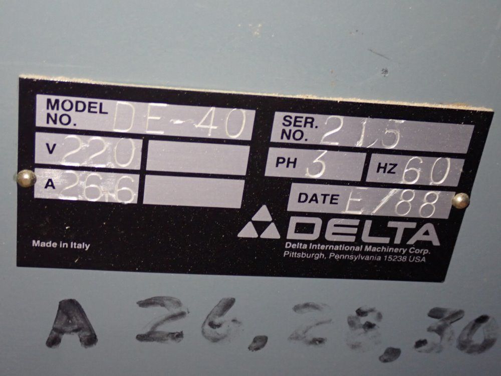 Delta Sliding Table Saw