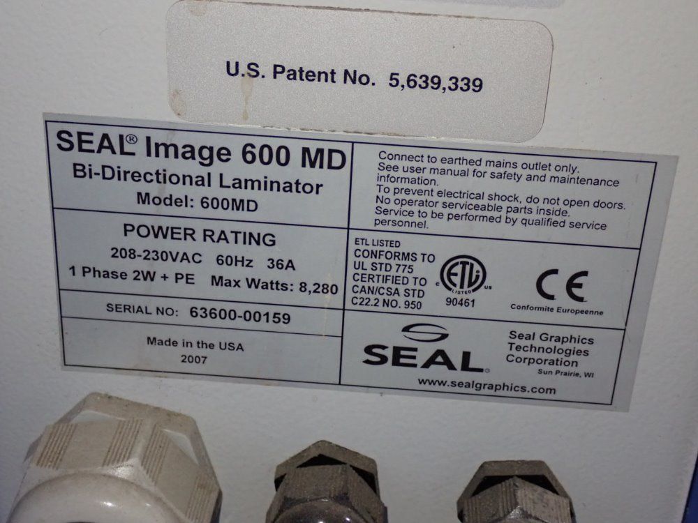 Seal Graphics Technology Hot Roll Laminator