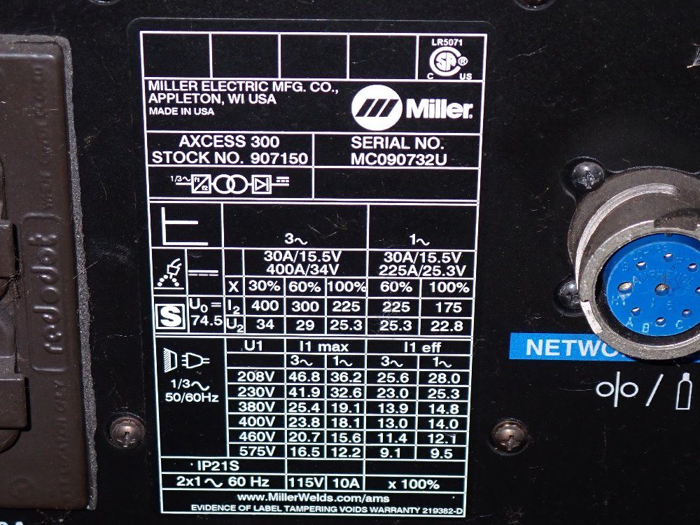 Miller Miller Axcess 300 Welder