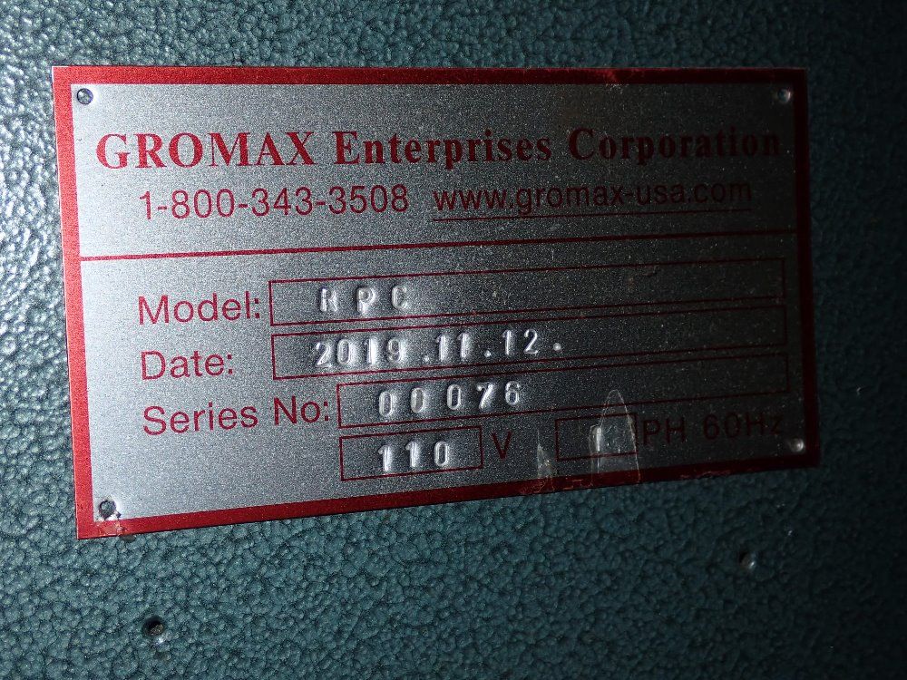 Gromax 2019 Gromax Rpc Cut Offgrinding Machine