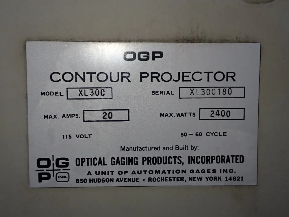 Ogp Optical Comparator