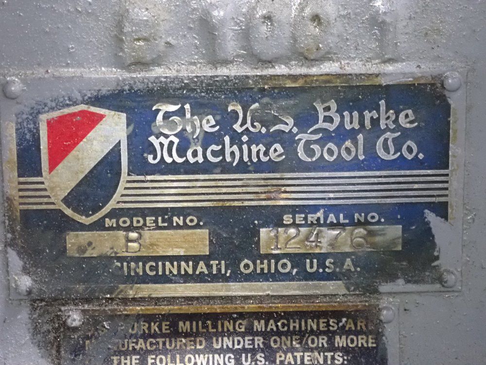 The Us Burke Horizontal Mill