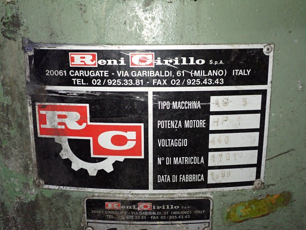 Reni Cirillo 1999 Reni Cirillo As 5 Vibratory Bowl Finisher