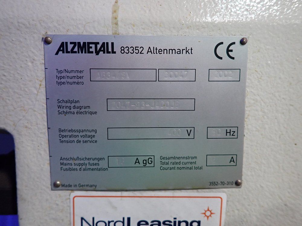 Alzmetall 2002 Alzmetall Ab34sv Drill Press