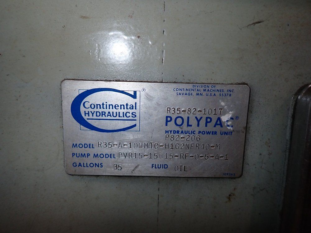 Continental Hydraulics Continental Hydraulics Polypac Hydraulic Unit