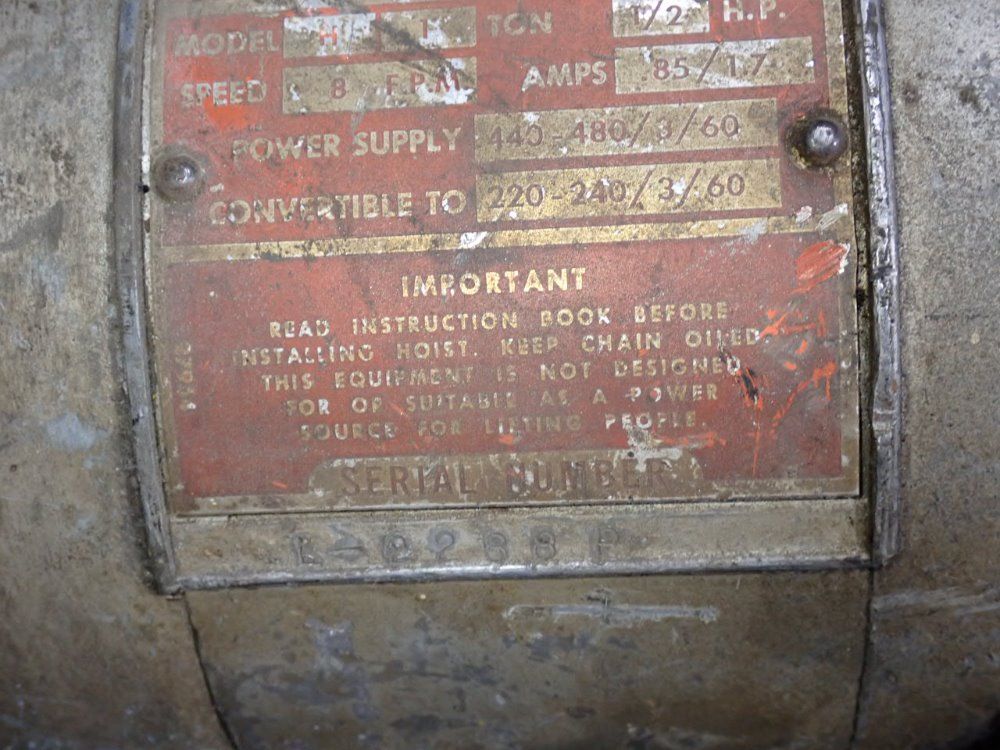 Lodestar Electric Hoist