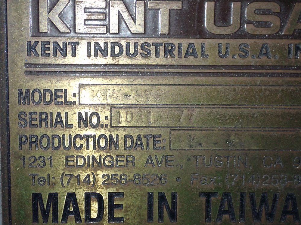 Kent 2014 Kent Ktm3vs Vertical Mill