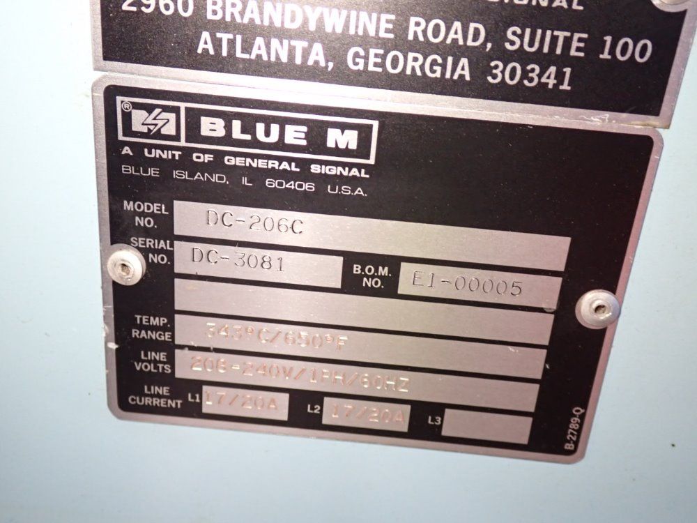 Blue M Oven