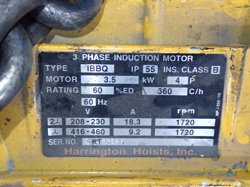 Harrington Harrington Electric Hoist
