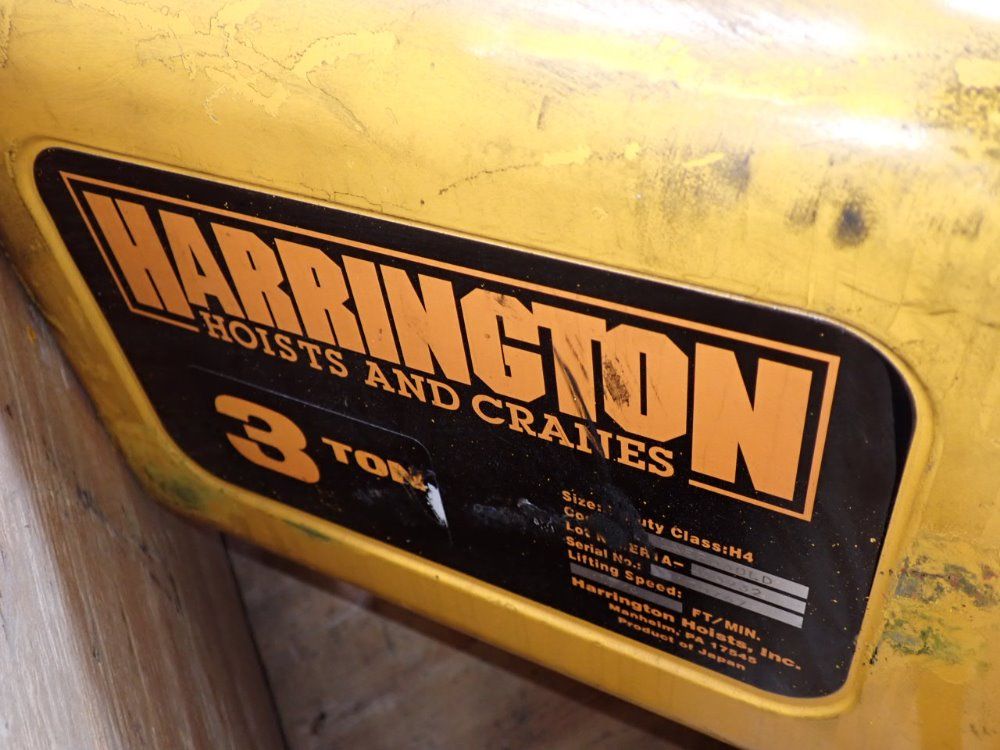 Harrington Harrington 3 Ton Electric Hoist