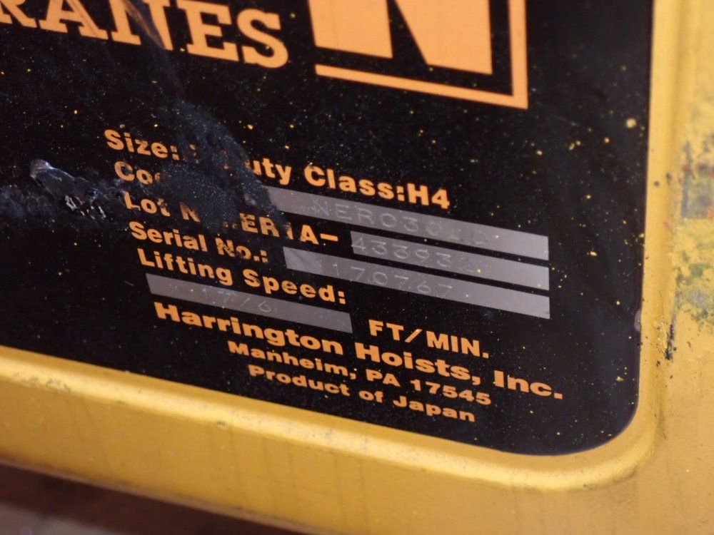 Harrington Harrington 3 Ton Electric Hoist