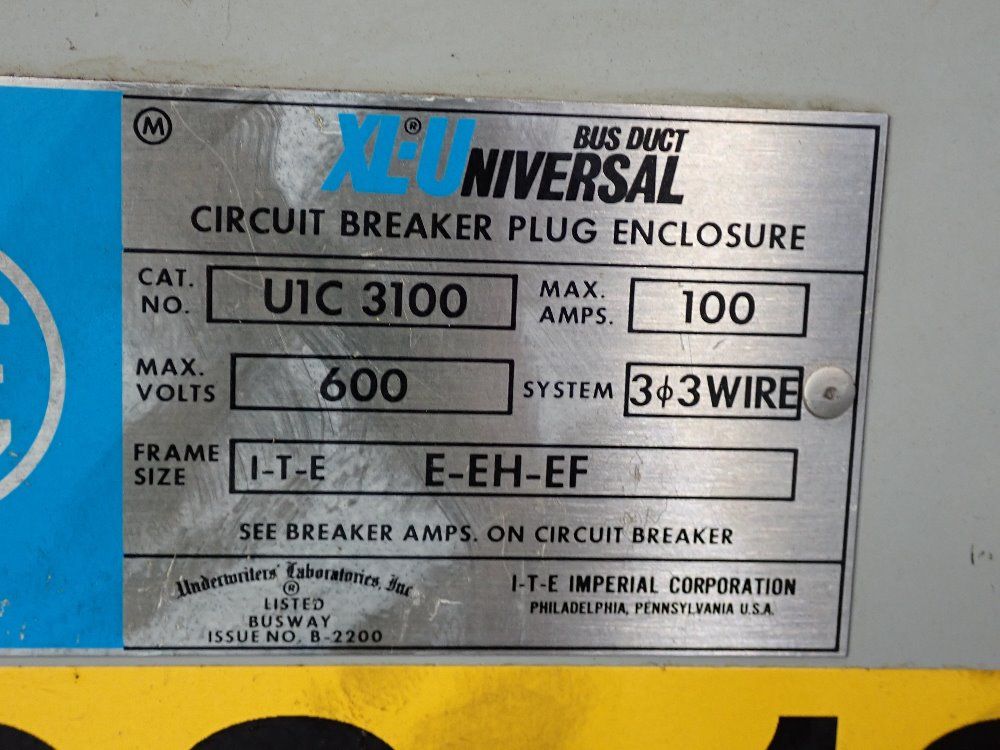 Siemens Circuit Breaker Bus Plug