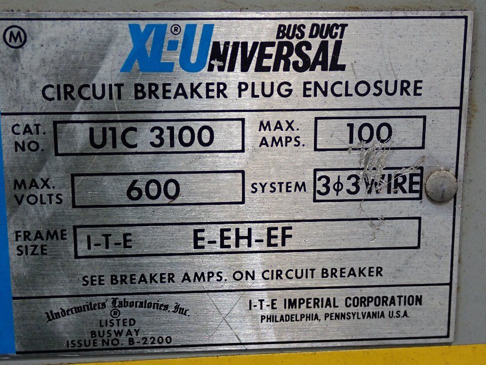 Siemens Circuit Breaker Bus Plug