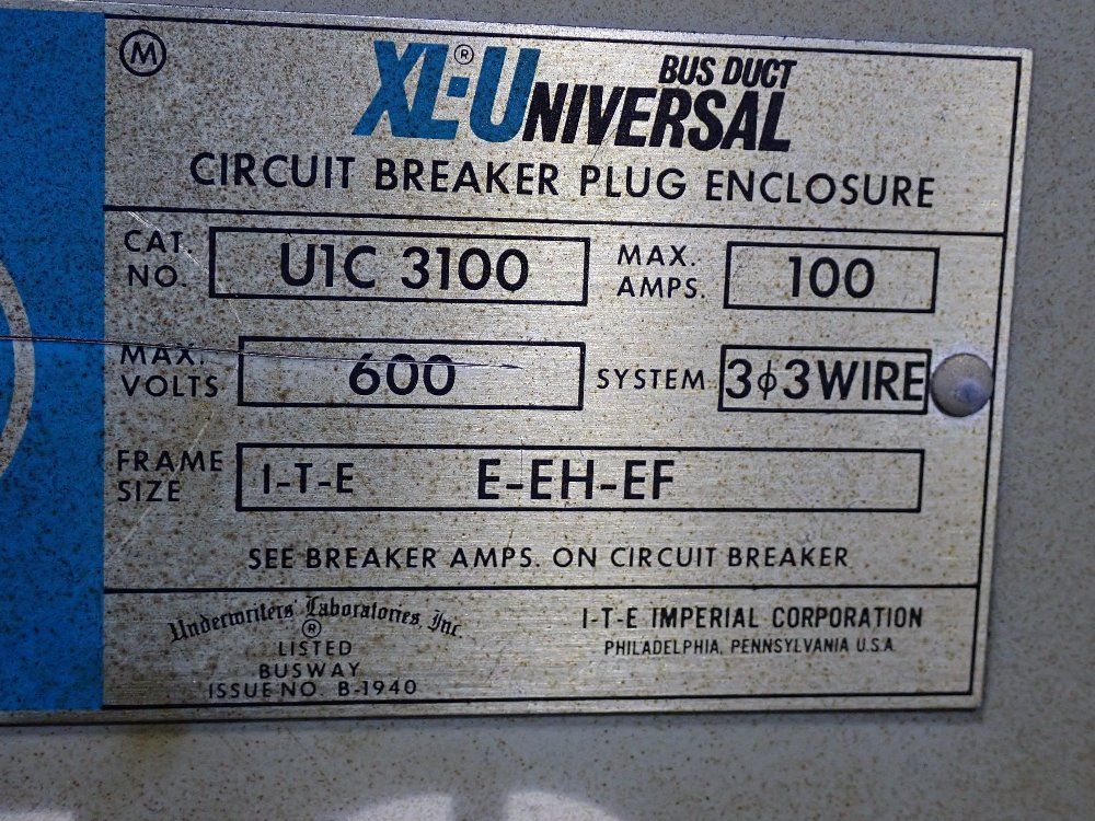 Siemens Circuit Breaker Bus Plug