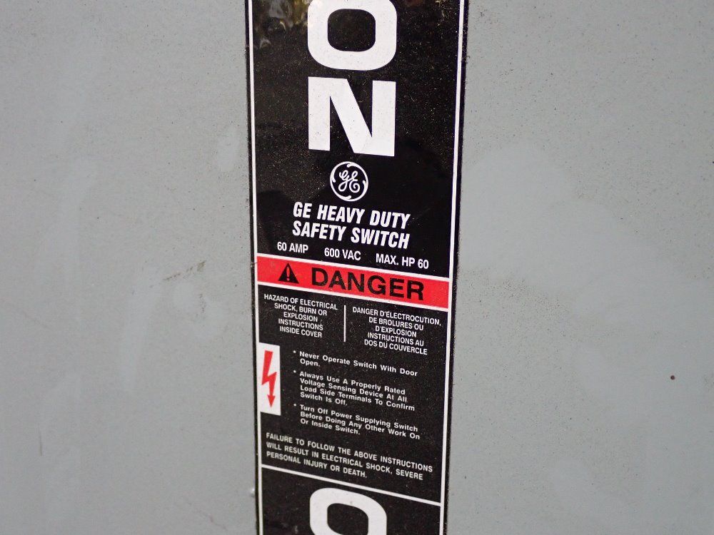 General Electric Non Fusible Disconnect