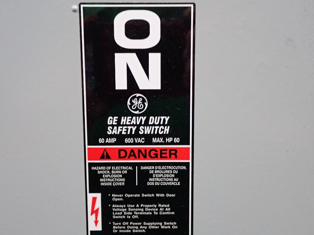 General Electric Non Fusible Disconnect