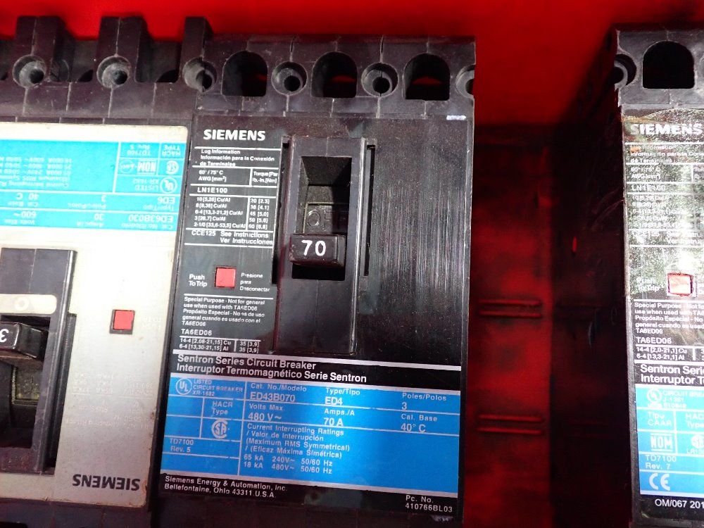 Siemens Circuit Breakers