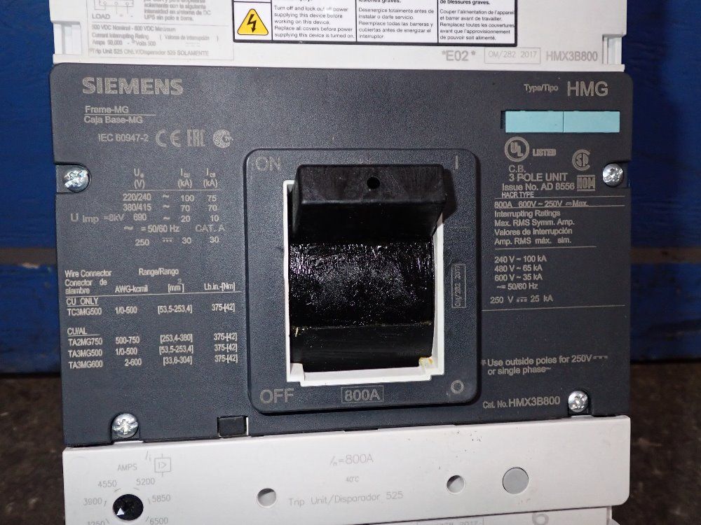 Siemens Siemens 800 Amp Circuit Breaker