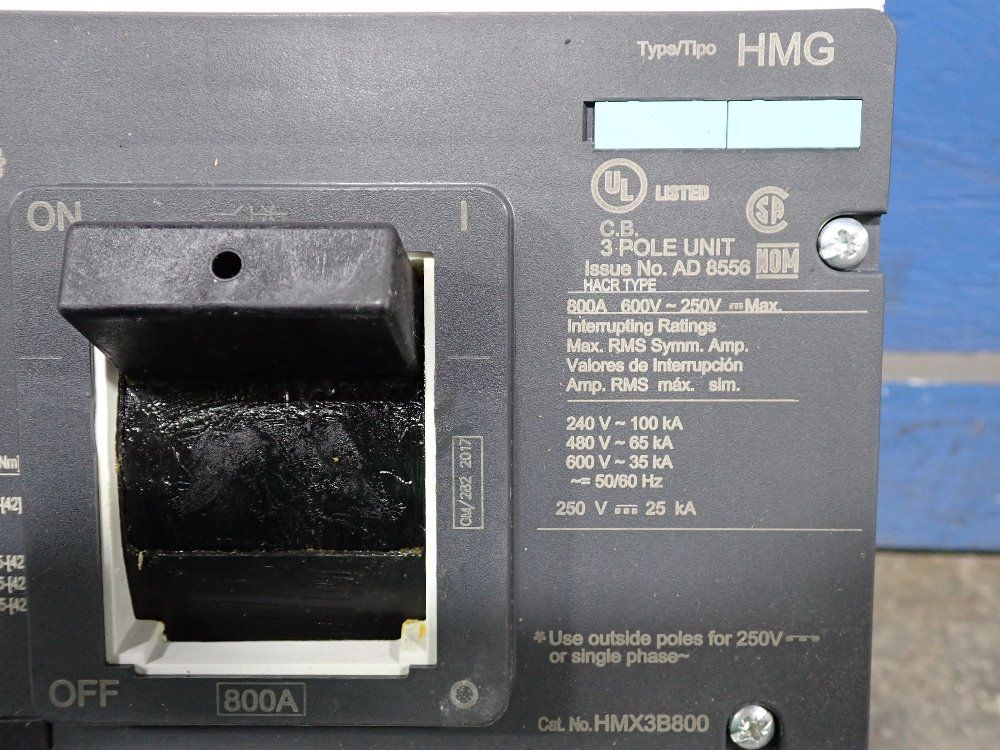 Siemens Siemens 800 Amp Circuit Breaker