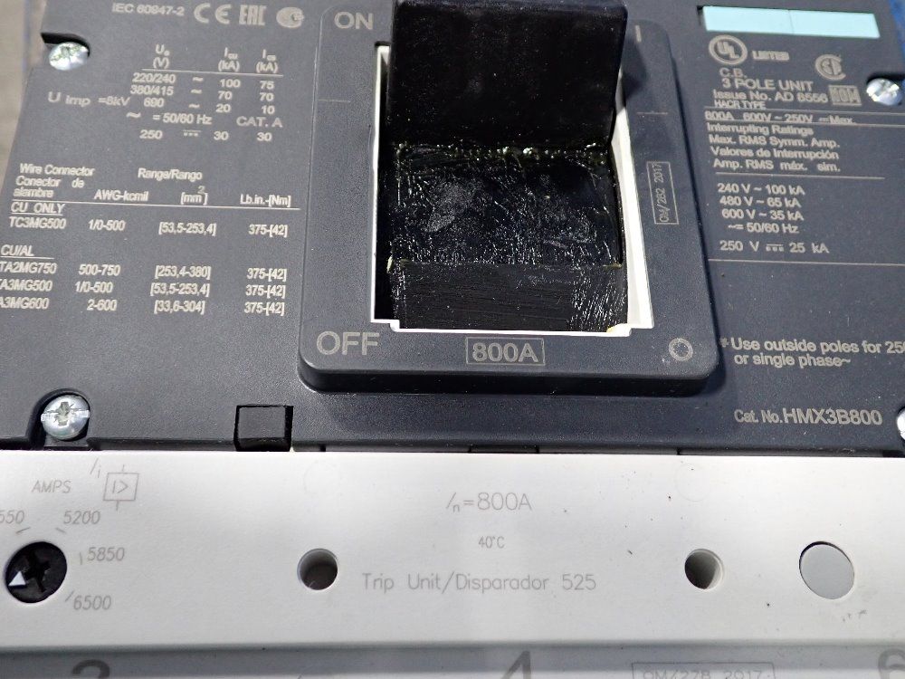 Siemens Siemens 800 Amp Circuit Breaker