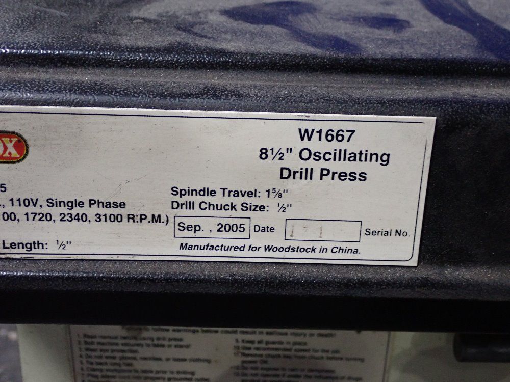 Shop Fox Drill Press