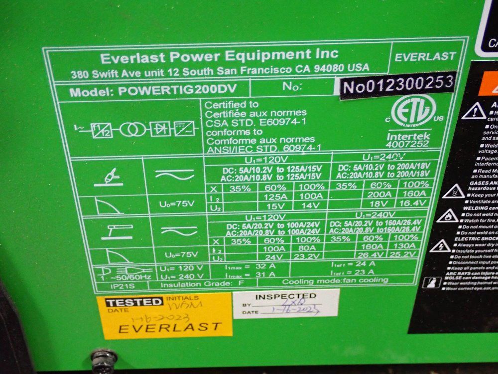 Everlast Welder