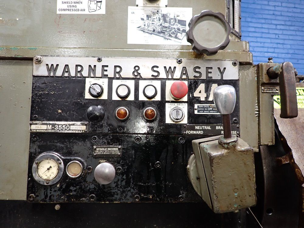 Warner  Swasey Warner  Swasey M3550  4a Turret Lathe