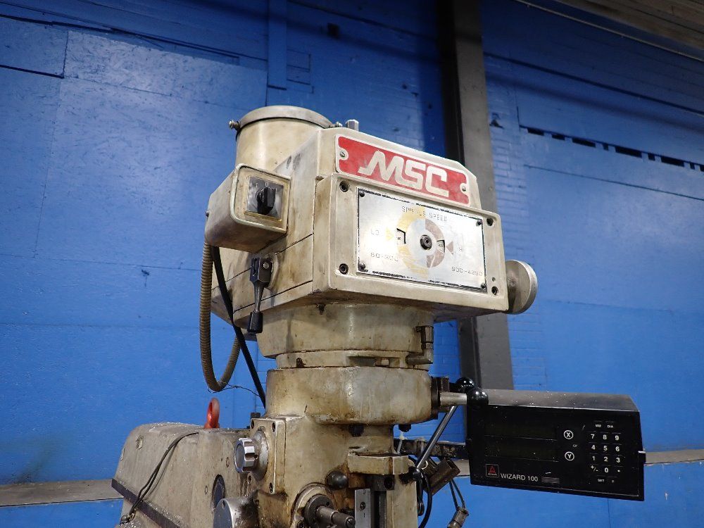 Msc 1995 Msc Vertical Mill
