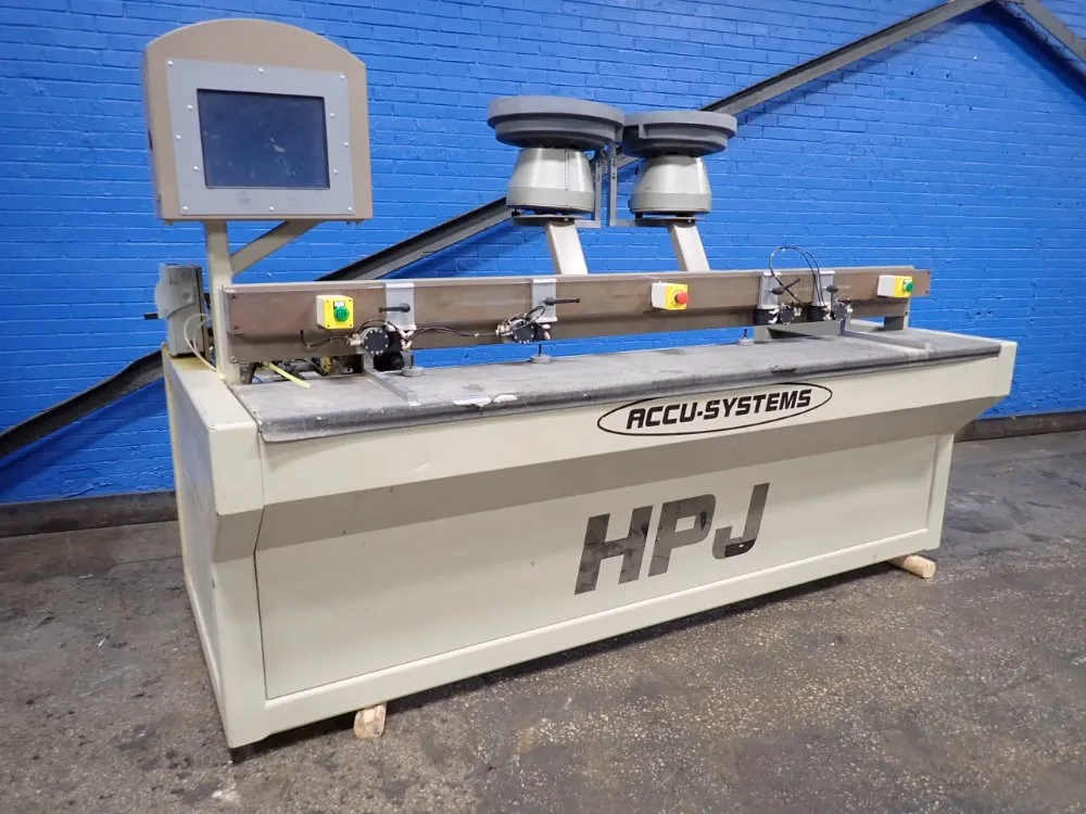 Accusystems Accusystems Hpj Cnc Bore  Dowel Machine