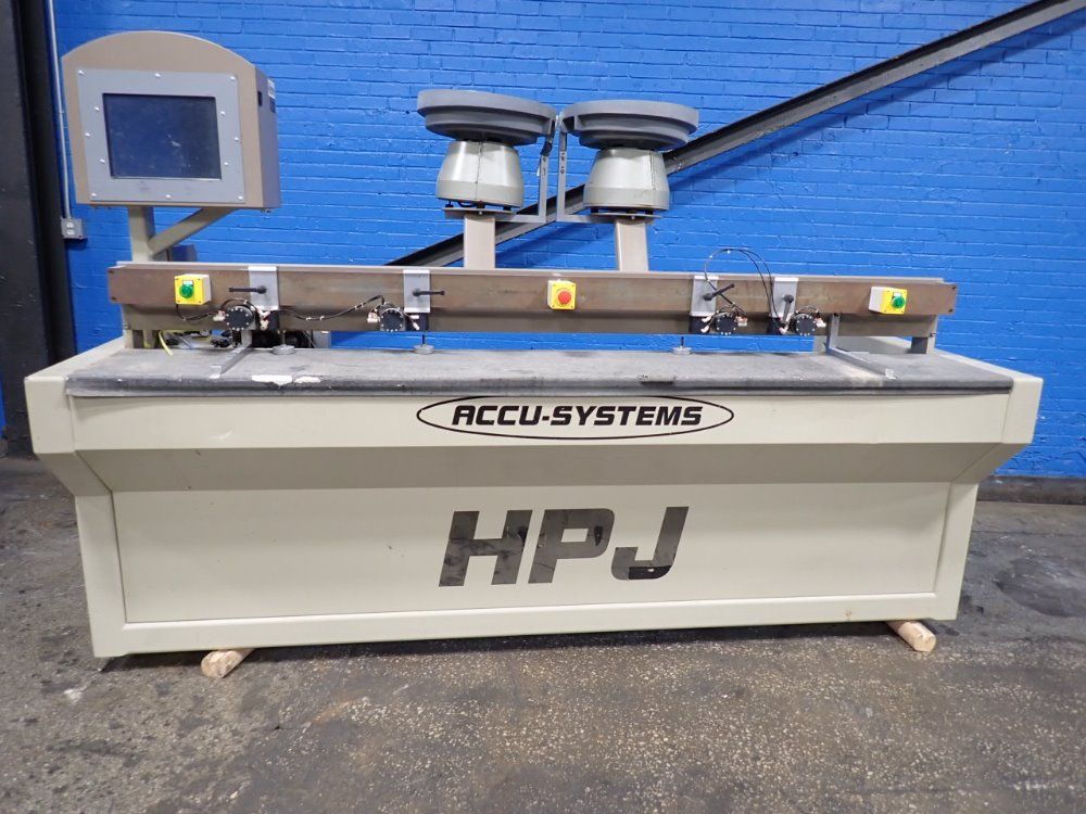 Accusystems Accusystems Hpj Cnc Bore  Dowel Machine