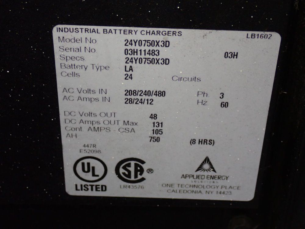Applied Energy Battery Charger