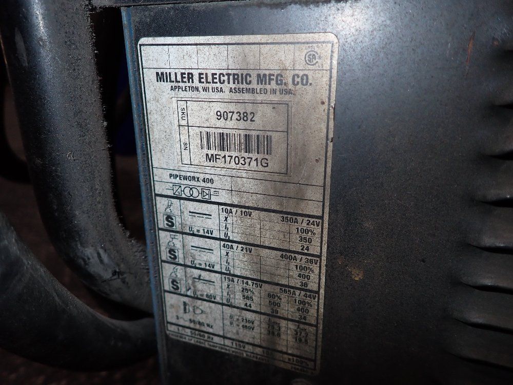 Miller Miller Pipeworx 400 Welder