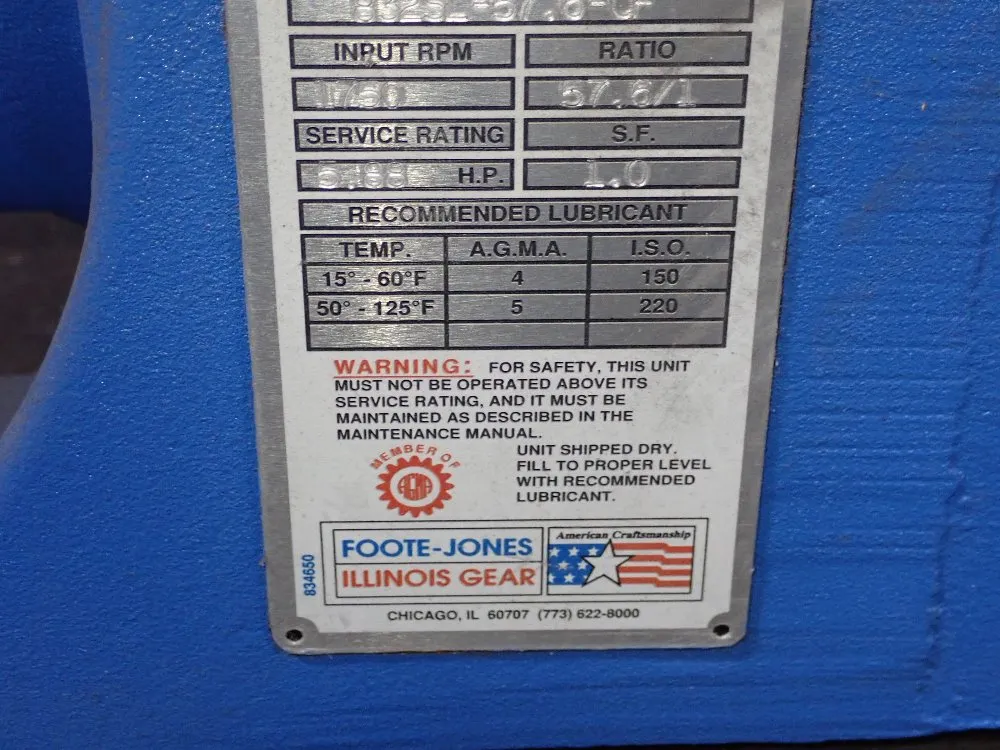 Line-o-power 57.6:1 Gear Reducer - 832sl-57.6-cf