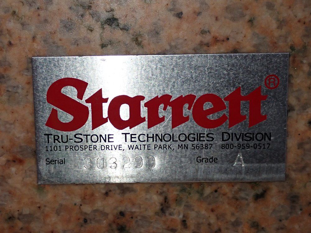 Starrett Granite Surface Plate
