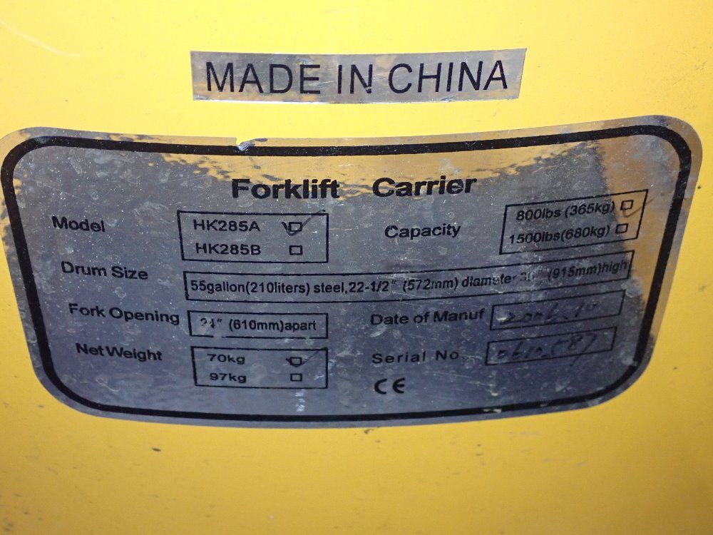  Forklift Drum Carrier