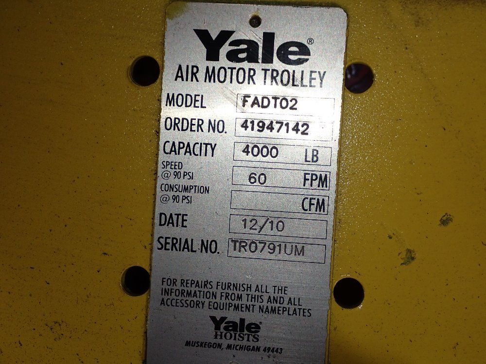 Yale Air Chain Hoist