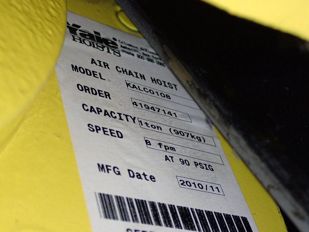 Yale Air Chain Hoist