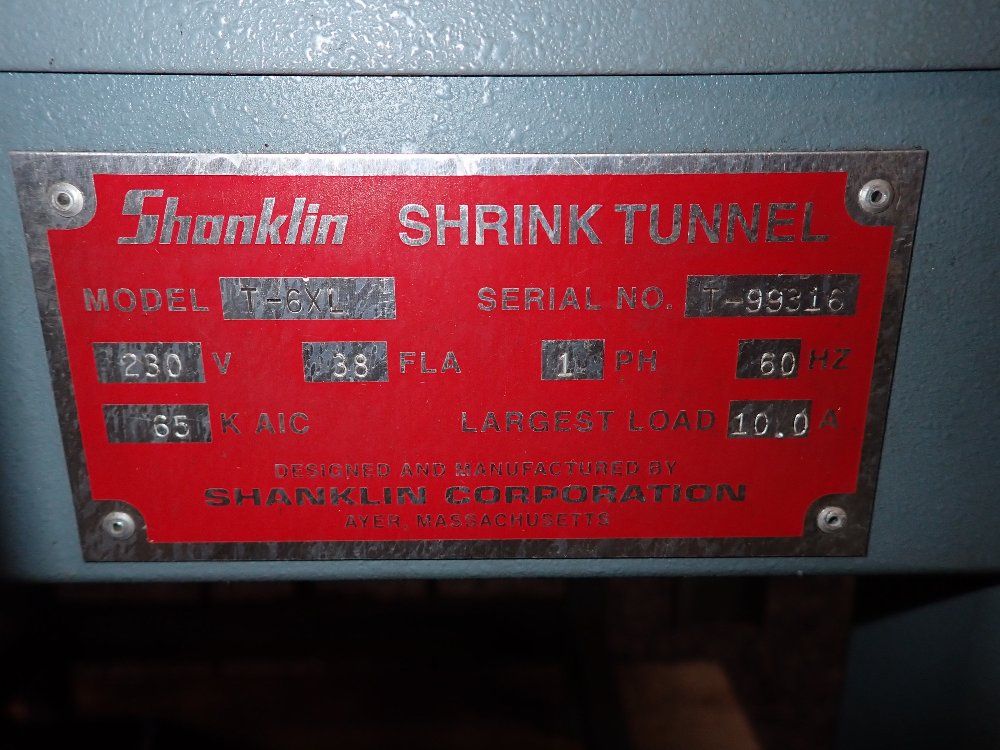 Shanklin Shanklin T6xl Heat Shrink Tunnel