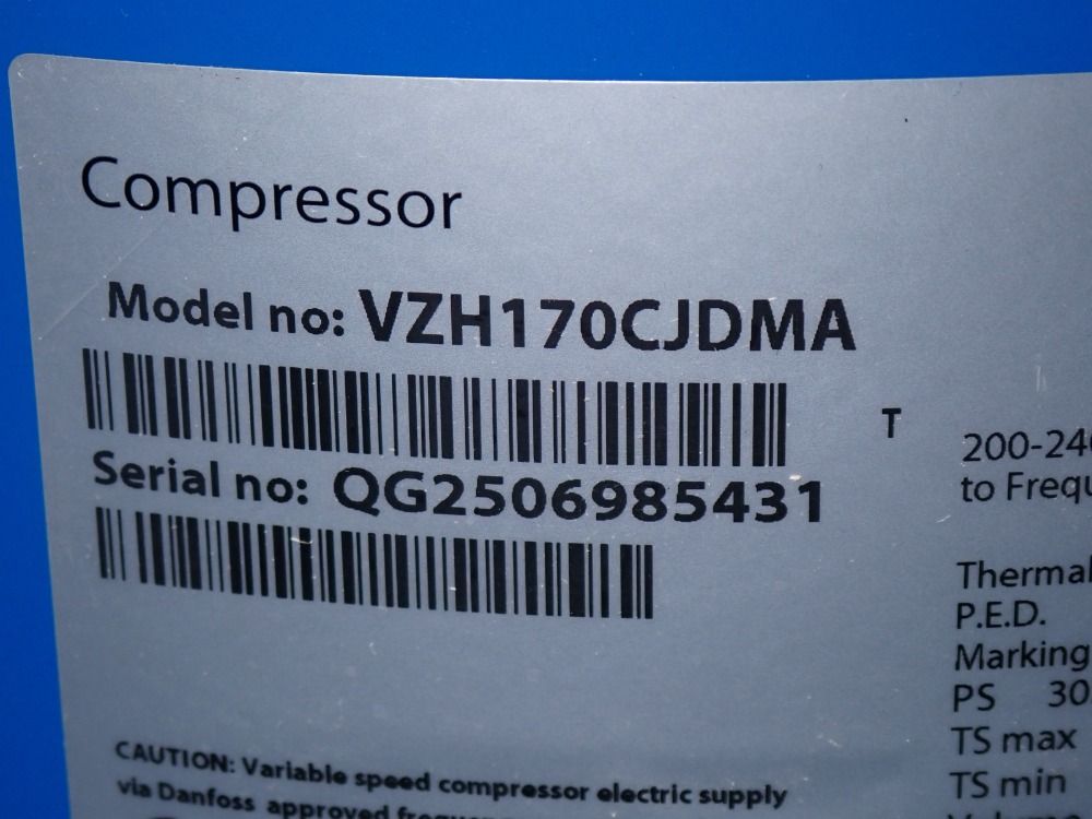Danfoss Danfoss Vzh170cjdma Compressor